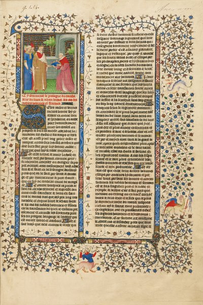 Die Übergabe des Buches an einen König von Unbekannt Unbekannt